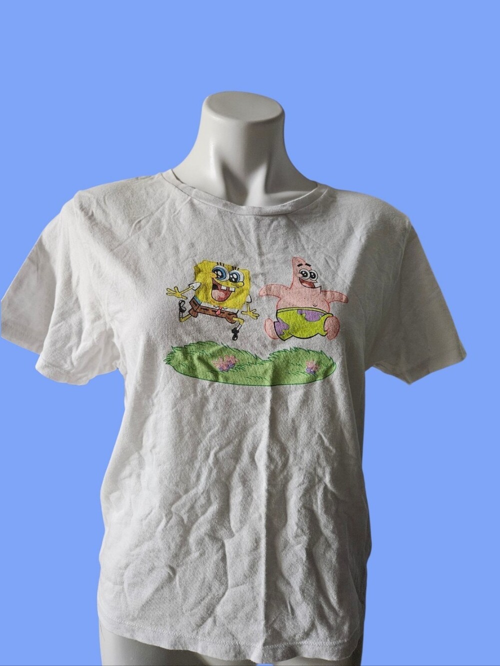 SpongeBob & Patrick White Graphic Tee